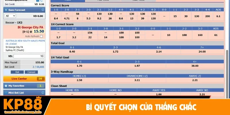 Bí quyết chọn cửa thắng chắc