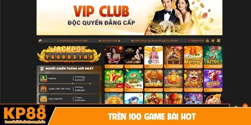 Trên 100 game bài HOT